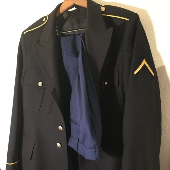 Army Dress Blues Formal Uniform Two Piece Derossi & Son 41SC - Picture 3 of 12